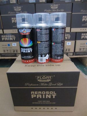 দ্রুত শুকানো অ্যাক্রিলিক অ্যারোসল স্প্রে পেইন্ট জলরোধী 5 মিনিট পৃষ্ঠ শুকানো