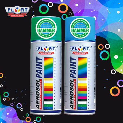 450ml অ্যারোসল স্প্রে পেইন্ট এক্রাইলিক স্প্রে পেইন্ট লাল কালো সাদা রঙ বিনামূল্যে নমুনা