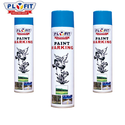 Plyfit 750ml লাইন মার্কিং স্প্রে পেইন্ট 100% অ্যাক্রিলিক রজন ভিত্তিক রোড মার্কিং পেইন্ট