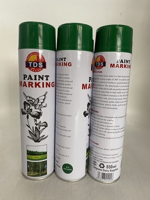 হ্যান্ড স্প্রে করার জন্য OEM 650ml লাইন মার্কার পেইন্ট অ্যারোসোল স্প্রে পেইন্ট বাটারফ্লাই অগ্রভাগ