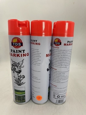 কাস্টমাইজড 650ml এরোসল স্প্রে পেইন্ট ফাস্ট ড্রিং লাইন মার্কিং পেইন্ট