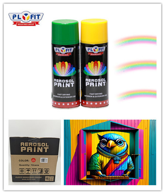 PLYFIT দ্রুত শুকানোর 450ML অ্যান্টি-রস্ট পেইন্ট অল-পার্পাস স্প্রে পেইন্ট