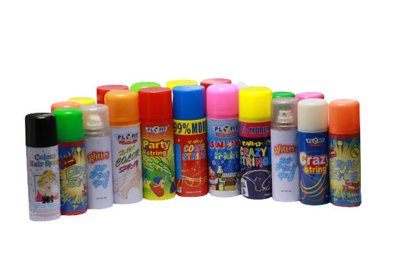 জোকার রঙিন রিবন পার্টি স্ট্রিং তুষার এয়ারোসোল স্প্রে সব ধরনের ছুটির দিন এবং উৎসবের জন্য