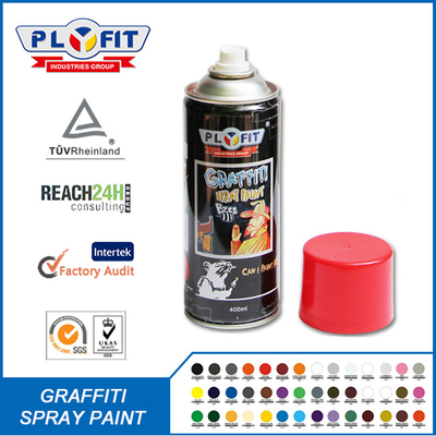 450ml MSDS স্বয়ংক্রিয় স্প্রে পেইন্ট 10min শুকানোর অ্যান্টি রাস্ট কার গ্রাফিতি ওয়াল