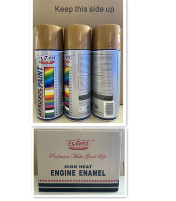 মাল্টি কালার 400G মেটালিক অ্যারোসল স্প্রে পেইন্ট REACH TUV অনুমোদিত