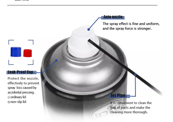 বাইক কার লকের জন্য অ্যান্টি রাস্ট লুব্রিকেন্ট 450ml চেইন লুব্রিকেন্ট স্প্রে
