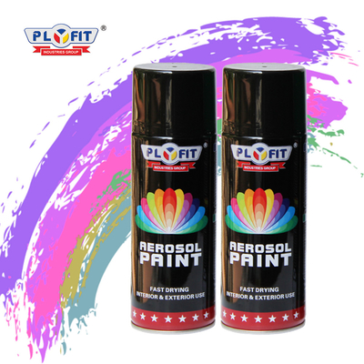হোয়াইট ব্ল্যাক গোল্ড ক্রোম স্প্রে পেইন্ট 400ml অ্যাক্রিলিক অ্যারোসল স্প্রে পেইন্ট OEM ODM